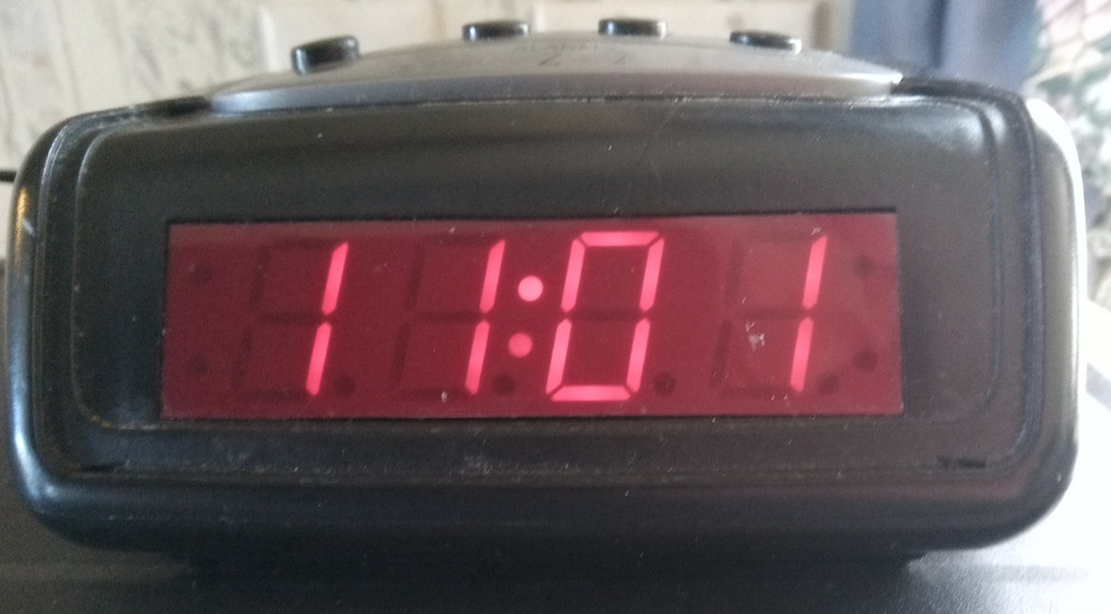 Westclox Model #66100 Alarm Clock Black Tested Works